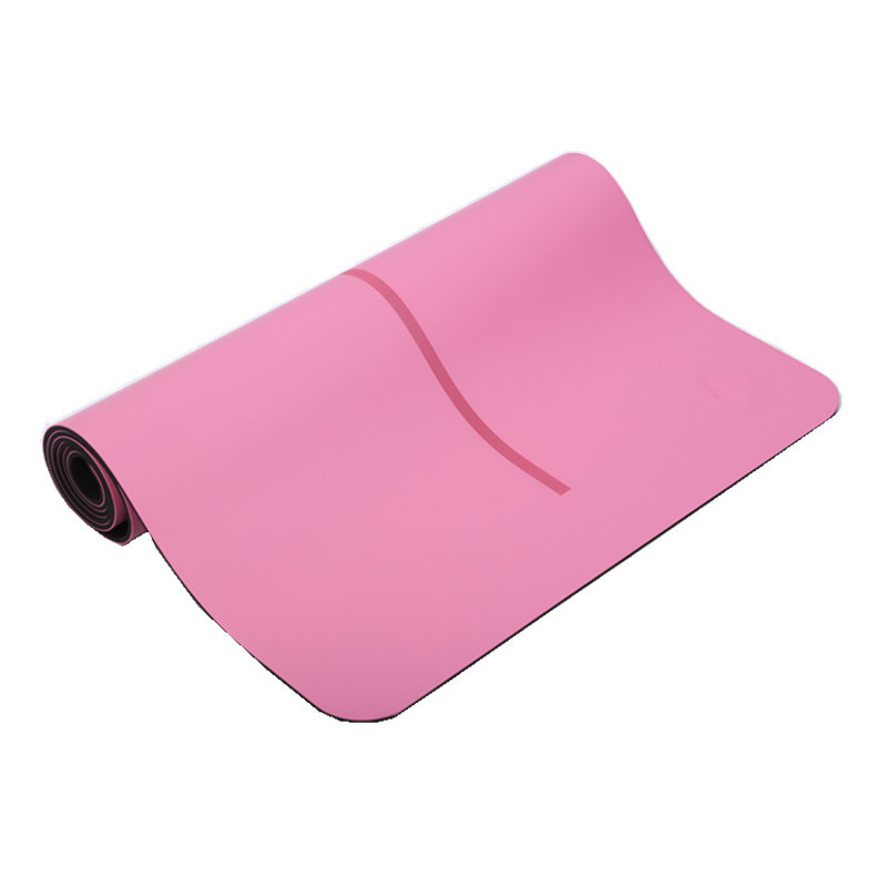 Eco Friendly Custom Design Anti Slip Natural Pu Leather Rubber Yoga Mat For Exercise