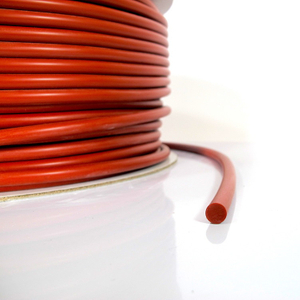 Factory Supply Red Color Rubber Cord Silicone O Ring Strip Seal Cord