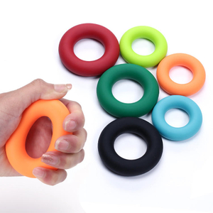 Wholesale Silicone Stress Relief Finger Exercise Equipment Gym Silicone Hand Grip Exerciser