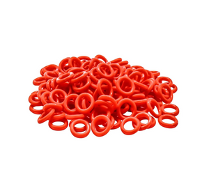 Red rubber ring seal