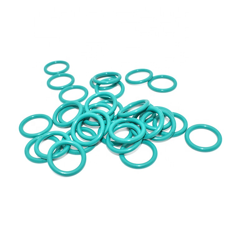 High Resistance FKM Rubber O Ring Seal Green Color Sealing Ring