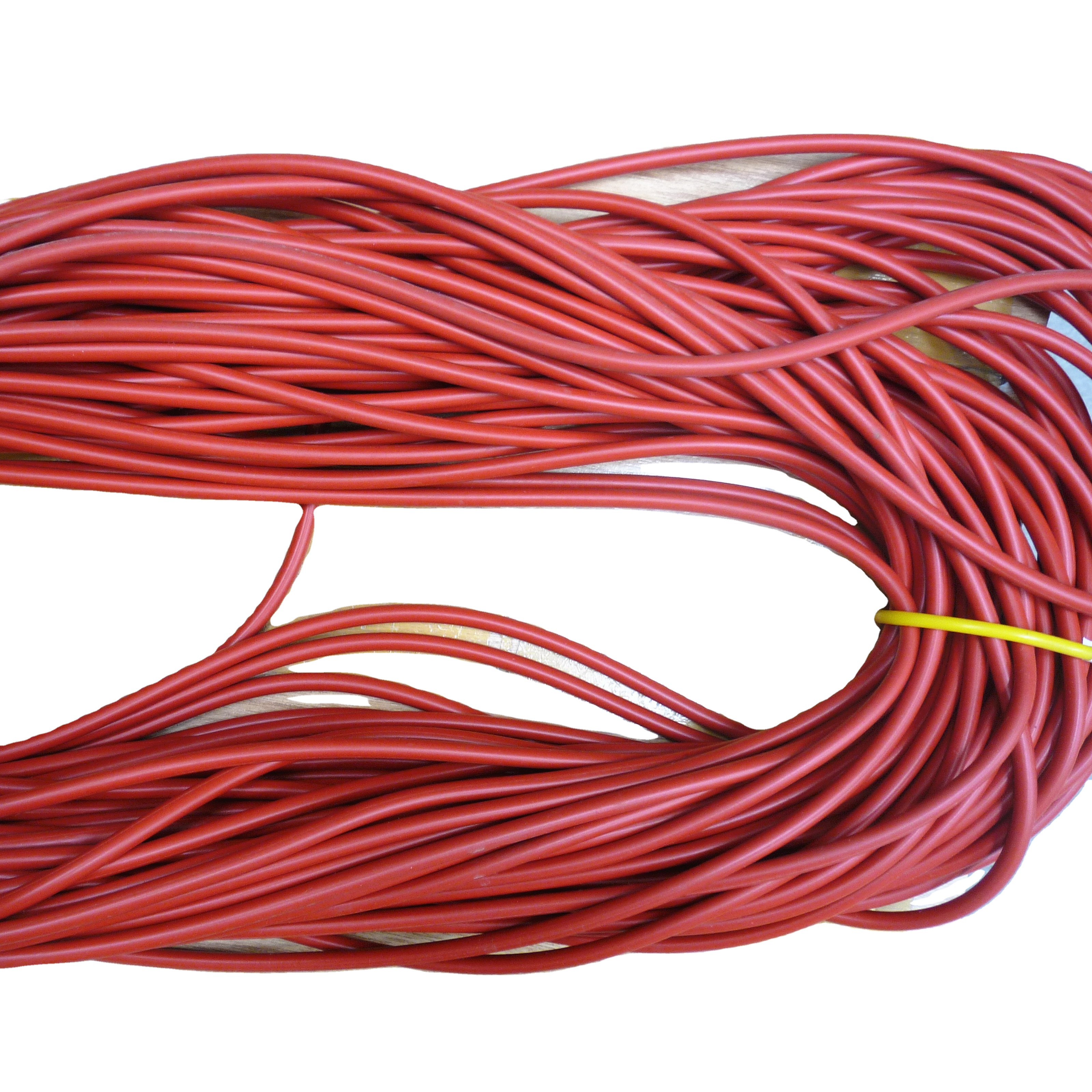 Factory Supply Red Color Rubber Cord Silicone O Ring Strip Seal Cord